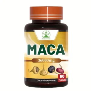 Organic Maca Root Powder Capsules 1000 mg With Ginseng Dietary Supplement Strong Energy