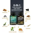 Organic Sea Moss 60 Capsules, Black Seed Oil Bladder Wrack Turmeric - Image 2
