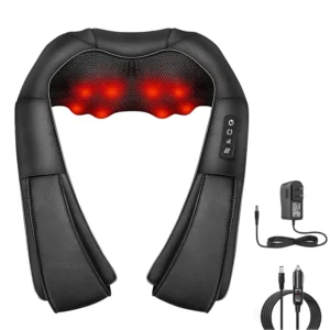 4D Shiatsu Neck and Shoulder Massager With Heat Electric Back Massagers 4D Shiatsu Neck and Shoulder Massager With Heat Electric Back Massagers
