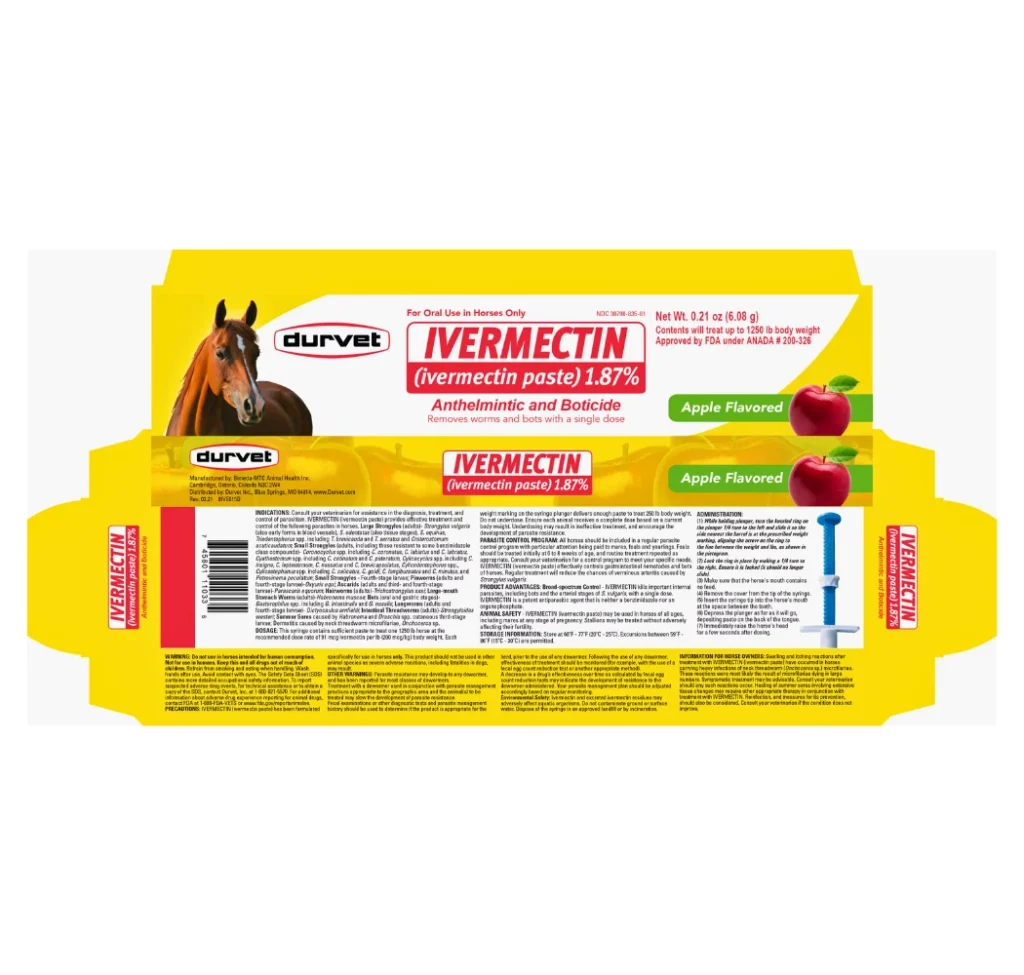 Ivermectin Horse Paste 1.87%